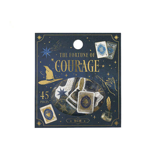 BGM Flake Stickers - Fortune Series - Courage