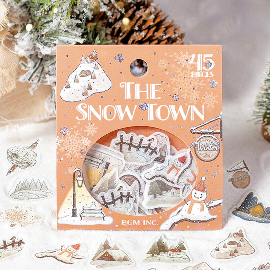 BGM Flake Stickers - Winter Limited - The Snow Town