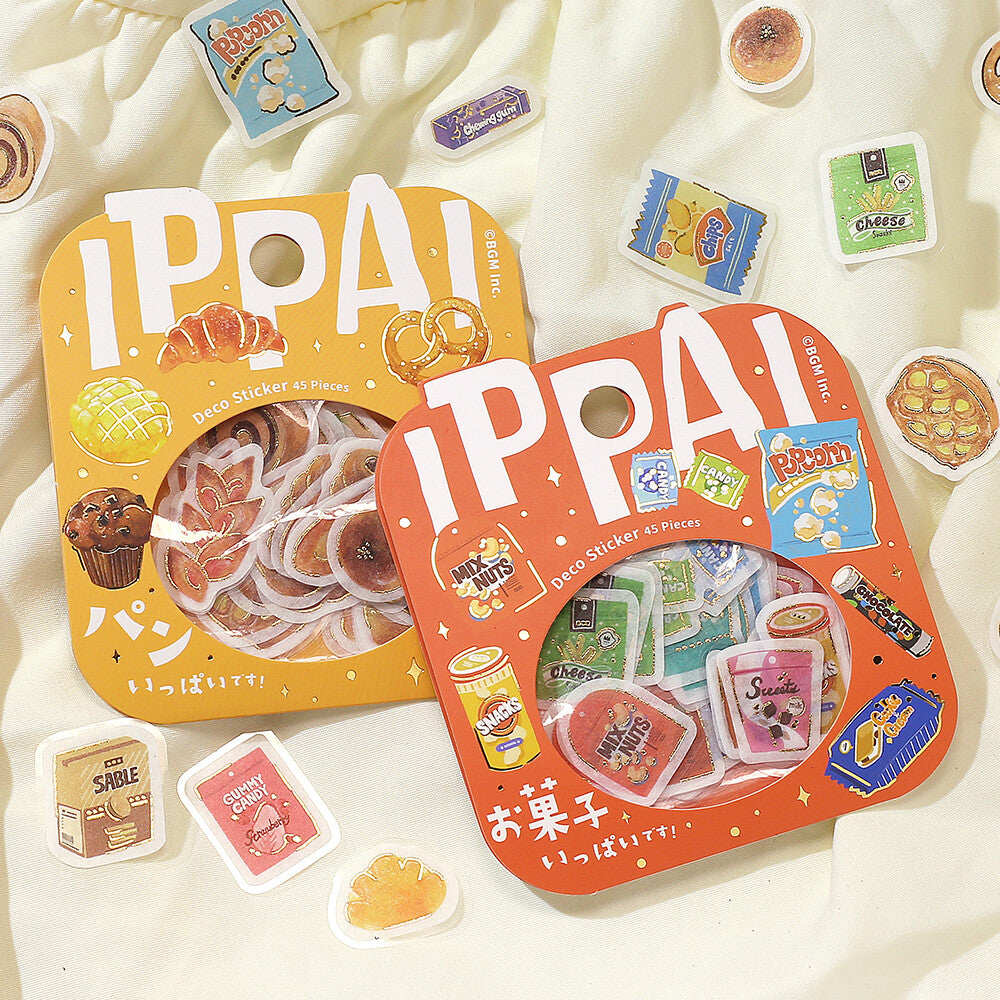 BGM Ippai Flake Stickers - Lots of Bread!