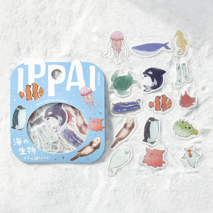 BGM Ippai Flake Stickers - Full of Sea Life!