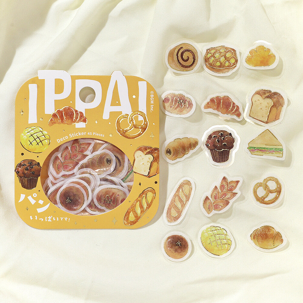 BGM Ippai Flake Stickers - Lots of Bread!