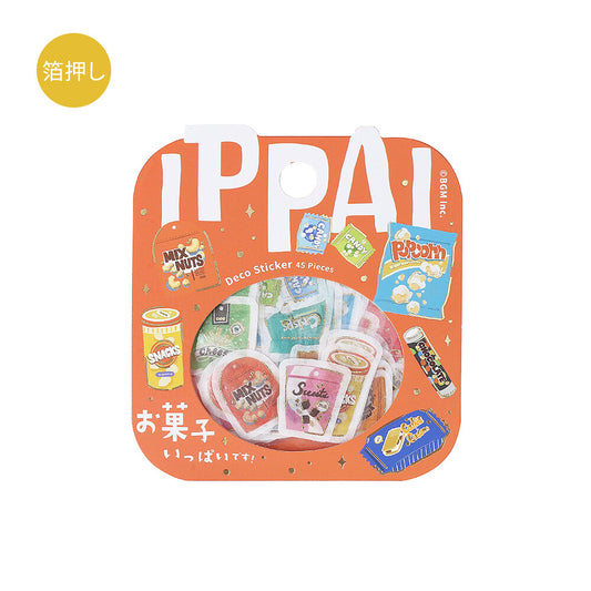 BGM Ippai Flake Stickers - Lots of Snacks!