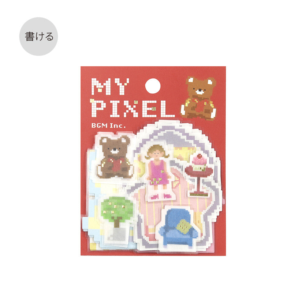 BGM Flake Stickers - My Pixel - Miniature House