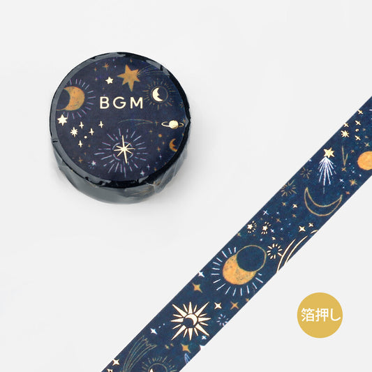 BGM Washi Tape - On a Starry Night