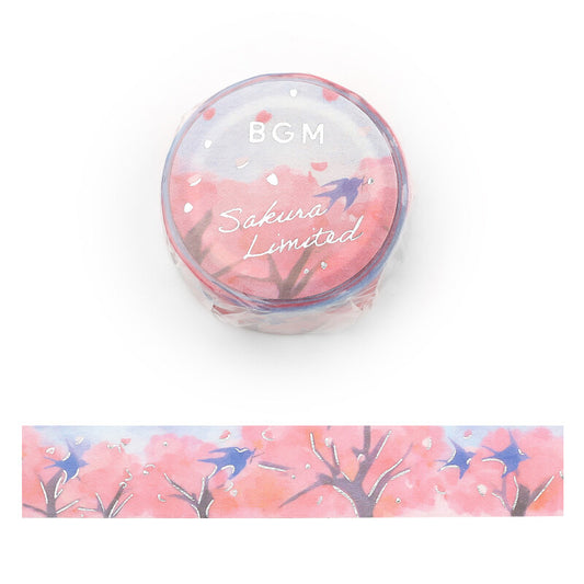 BGM Washi Tape - Sakura Limited - Spring is Coming