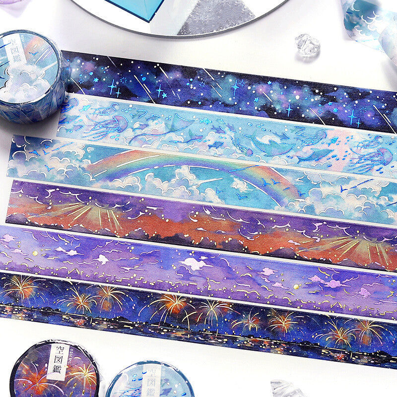 BGM Washi Tape - Illustrated Sky - Galaxy