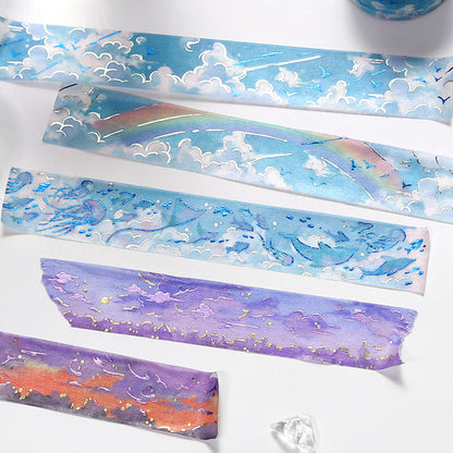 BGM Washi Tape - Illustrated Sky - Sunrise