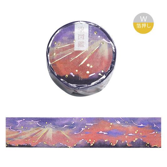 BGM Washi Tape - Illustrated Sky - Dusk