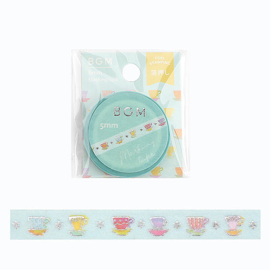 BGM Slim Washi Tape - Tea Break