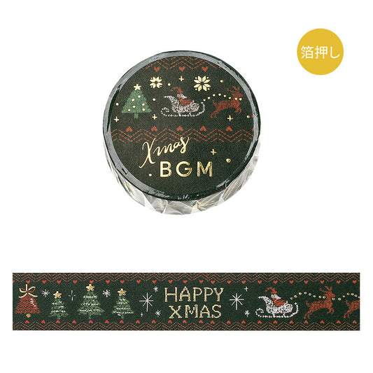 BGM Washi Tape - Christmas Limited - Cross Stitch