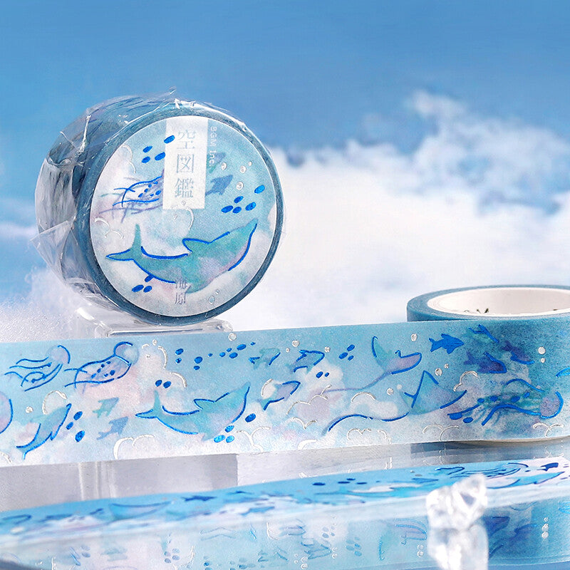 BGM Washi Tape - Illustrated Sky - Ocean