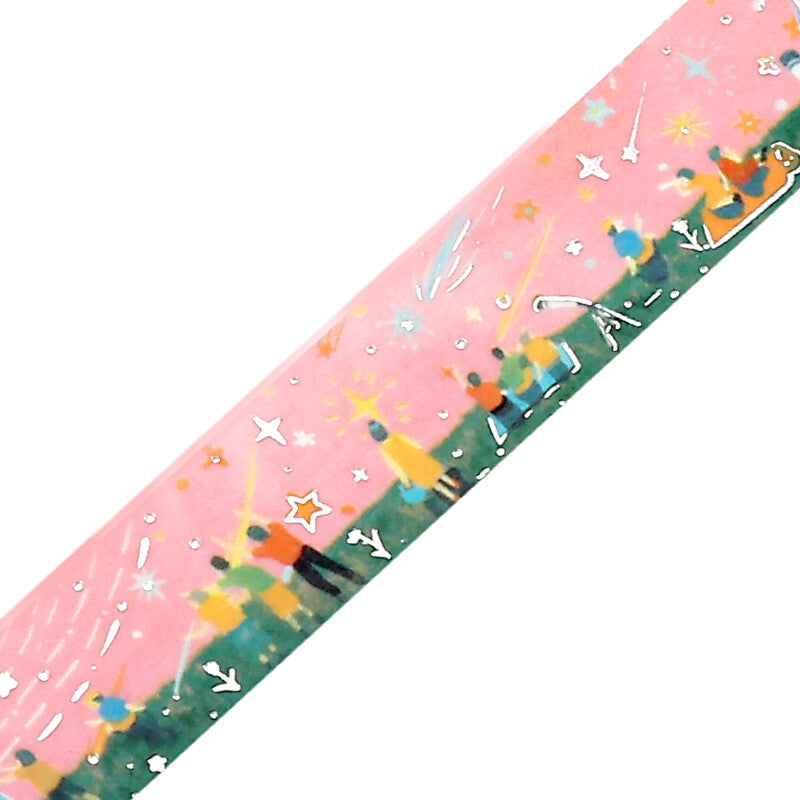 BGM Washi Tape - Night of Shooting Stars - Watching Stars