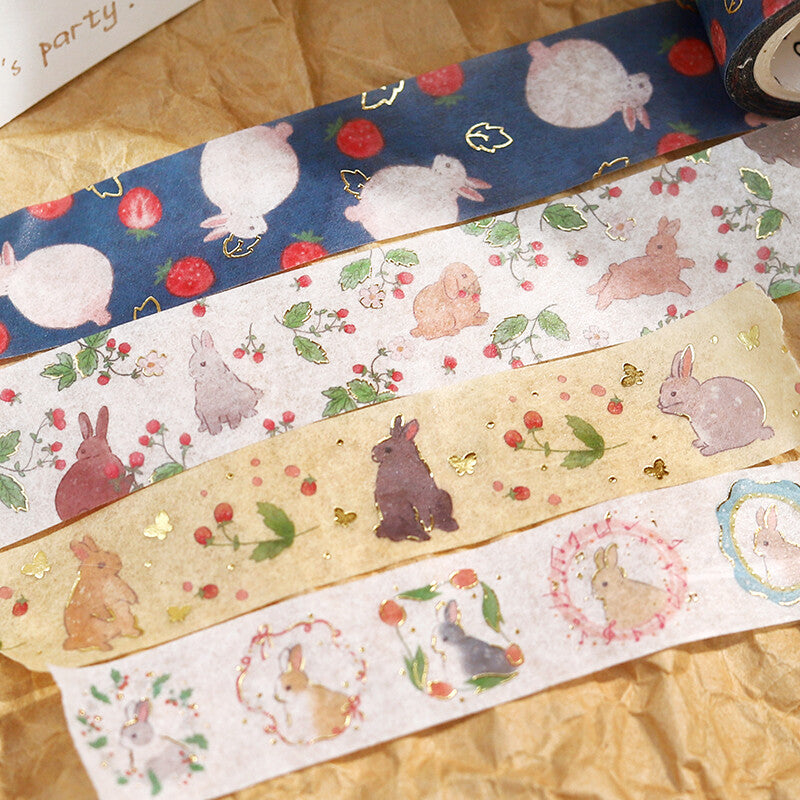 BGM Washi Tape - Rabbit Country - Forest