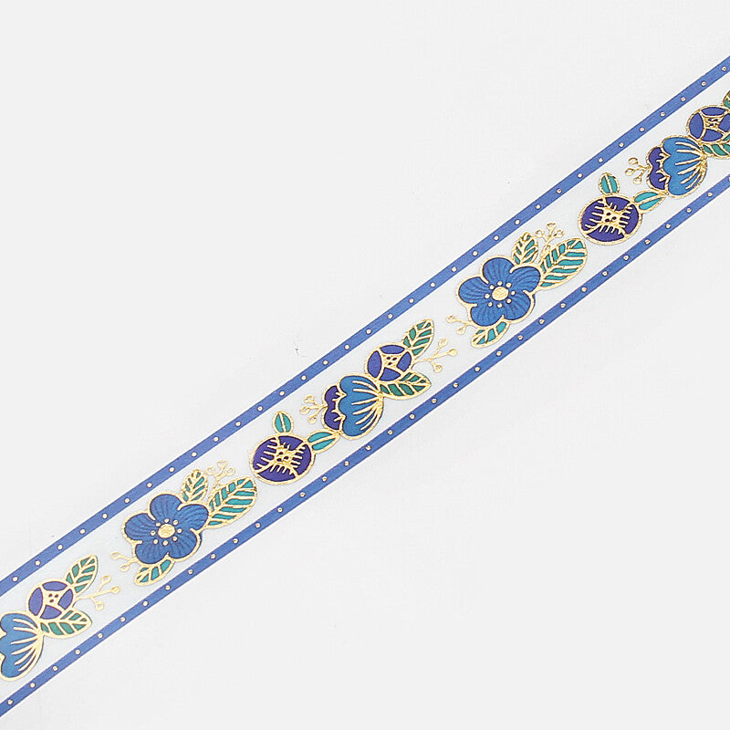 BGM Washi Tape - Retro Blue