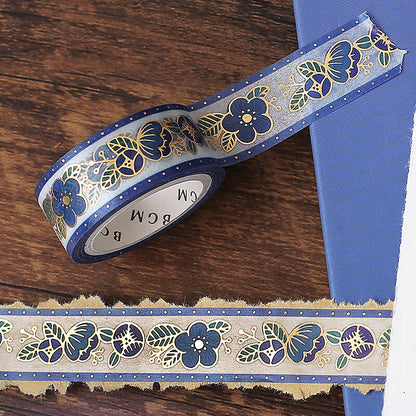 BGM Washi Tape - Retro Blue