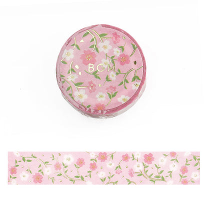 BGM Washi Tape - Flower Pattern - Sakura