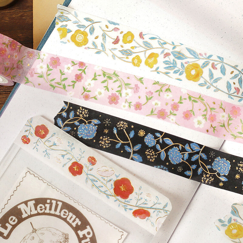 BGM Washi Tape - Flower Pattern - Sakura