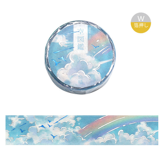 BGM Washi Tape - Illustrated Sky - Serene Rainbow