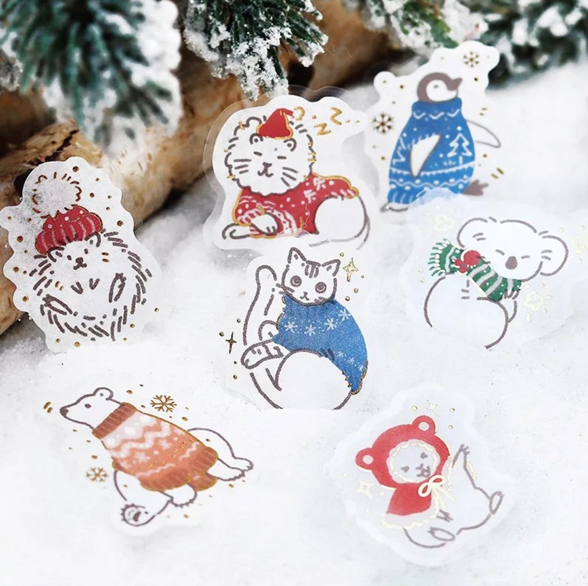 BGM Flake Stickers - Christmas Limited - Christmas Knit