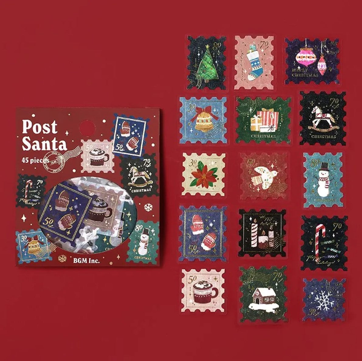 BGM Flake Stickers - Christmas Limited - Post Office - Letter to Santa