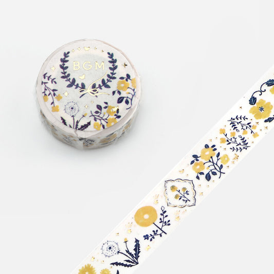 BGM Washi Tape - Tidings of Flowers