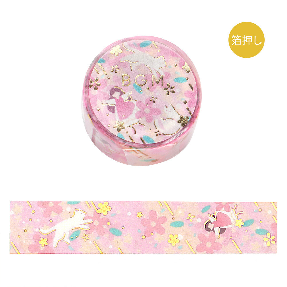 BGM Washi Tape - Flower Story - Blossom