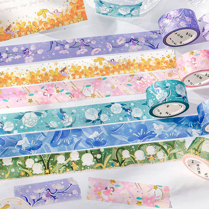 BGM Washi Tape - Flower Story - Flower Lights