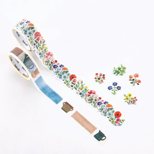 Bande Washi Tape Sticker Roll - Garden