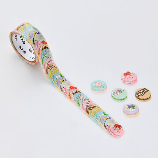 Bande Washi Tape Sticker Roll - Fancy Macarons