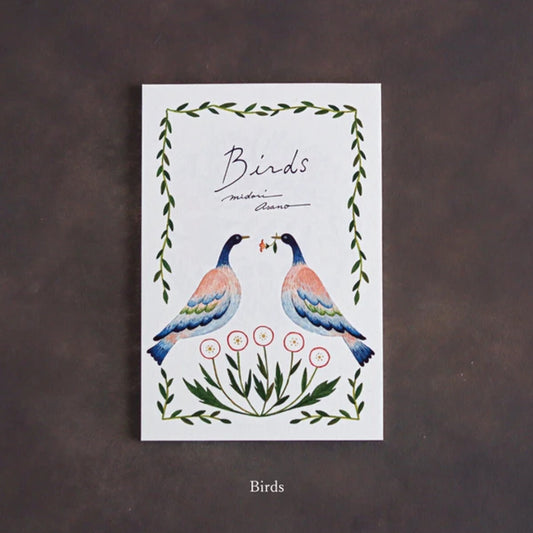 Cozyca - Midori Asano - Birds Postcard Book