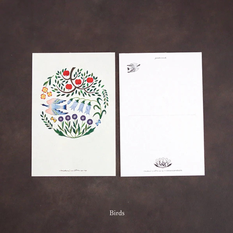 Cozyca - Midori Asano - Birds Postcard Book