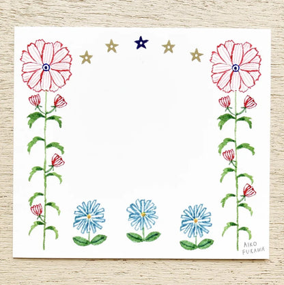 Cozyca  - Aiko Fukawa - Flower Gate Memo Pad