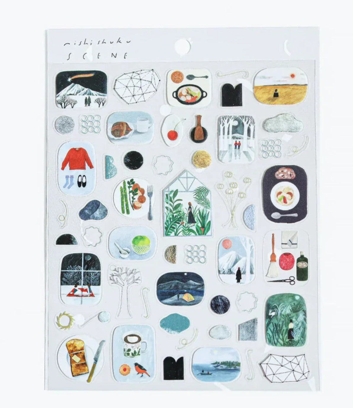 Cozyca - Nishi Shuku - Scene Stickers