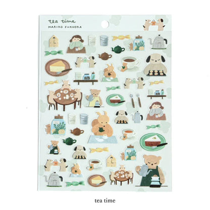 Cozyca - Mariko Fukuoka - Tea Time Stickers