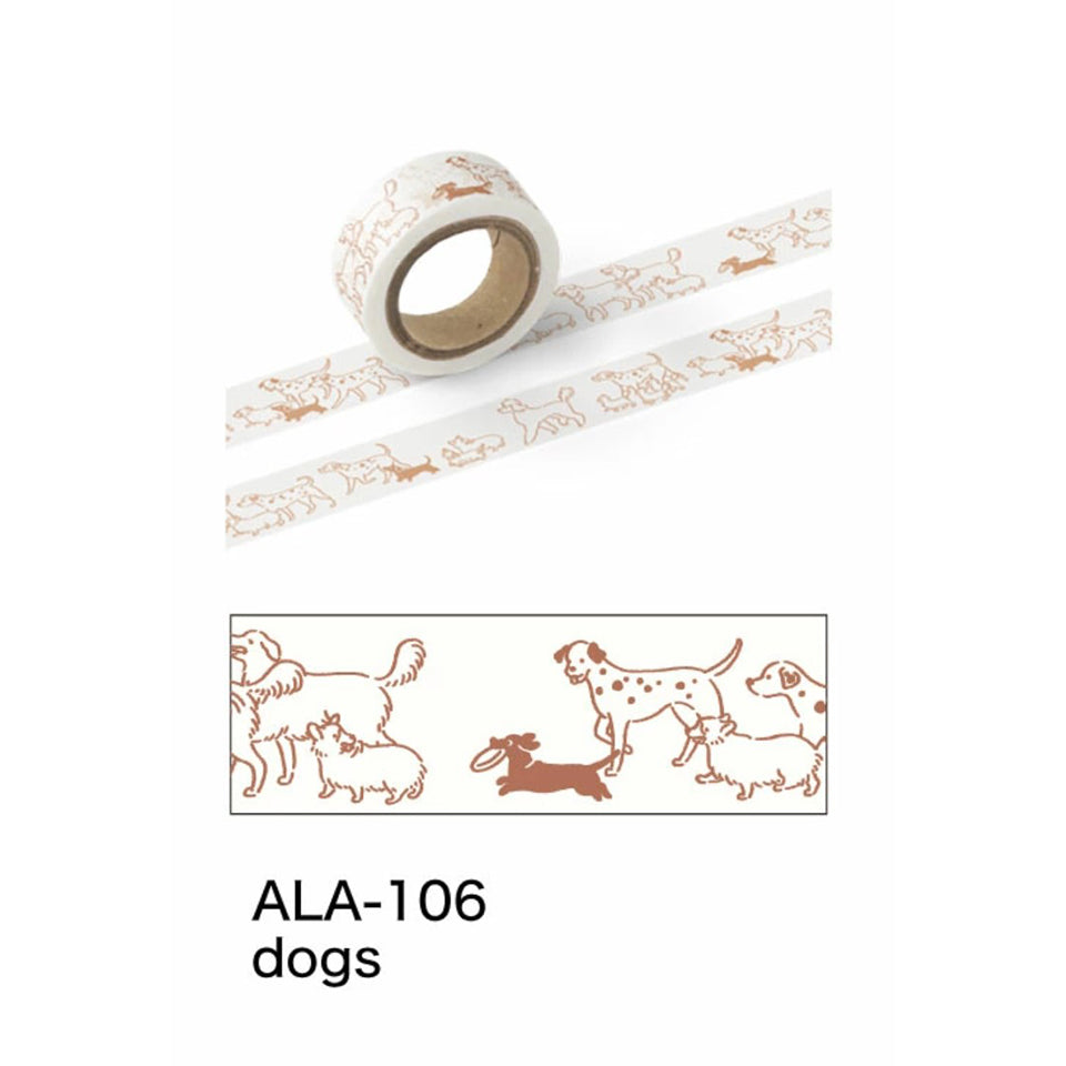 El Commun - Ah La La Washi Tape - Dogs