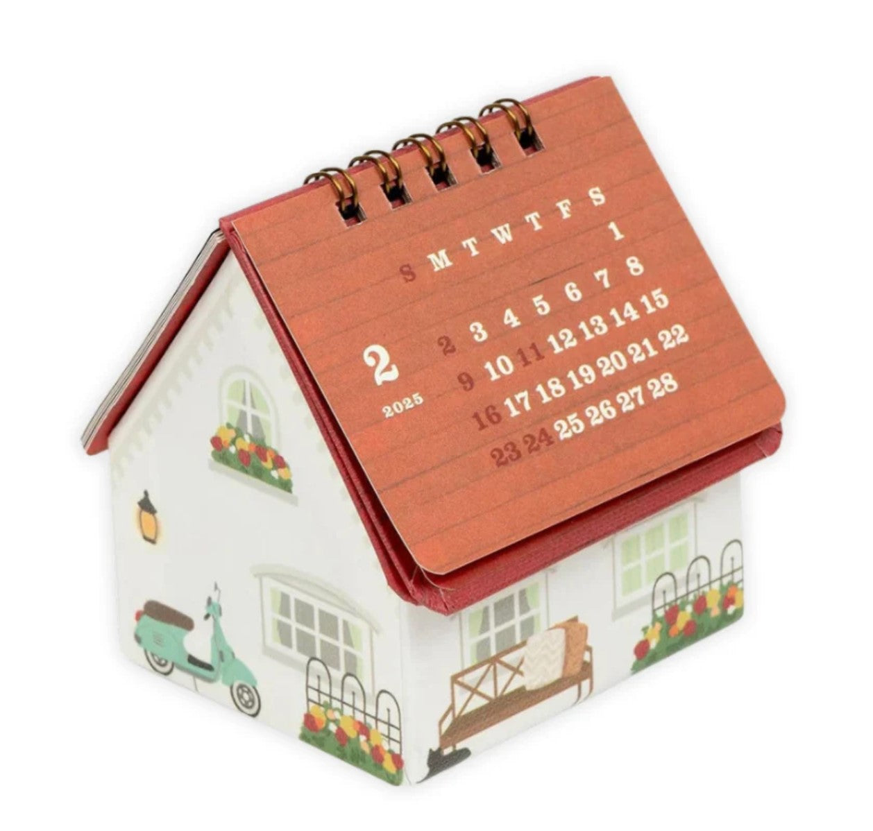 Greeting Life - House Box Calendar - Flower House