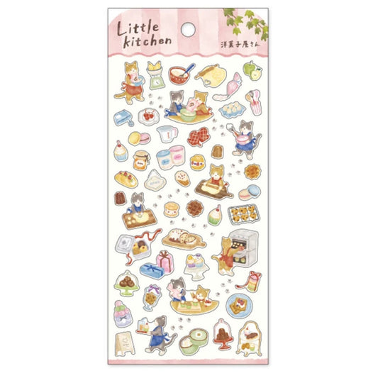 Mind Wave Little Kitchen Stickers - Confectionery (Cats)