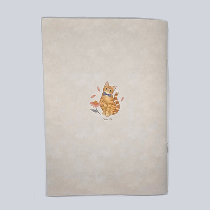 Mondo - Miki Takei by Clothes-Pin A5 Ruled Notebook - Ginger Cat