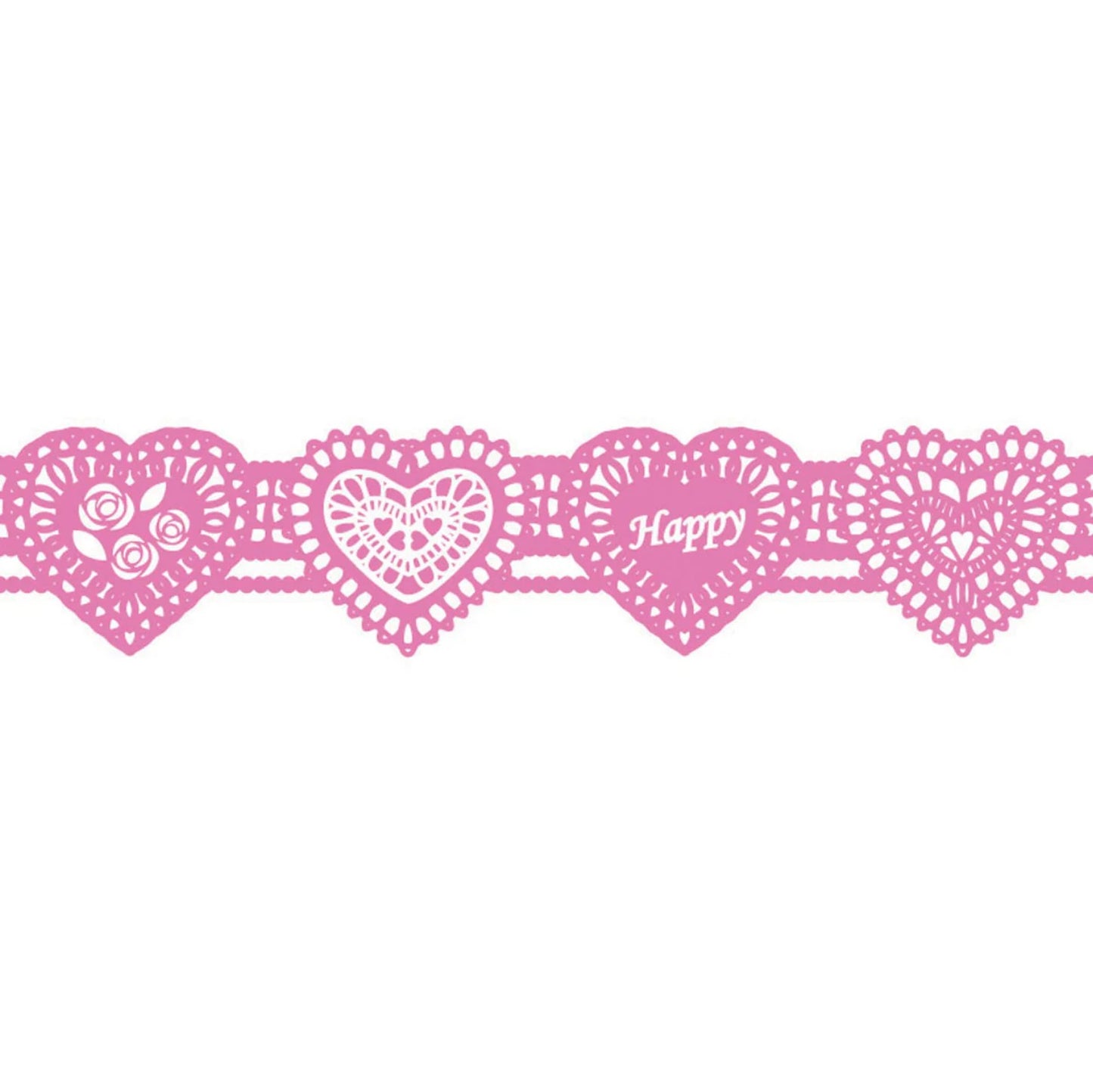 PLUS Mini Deco Roller Stamp - Hearts