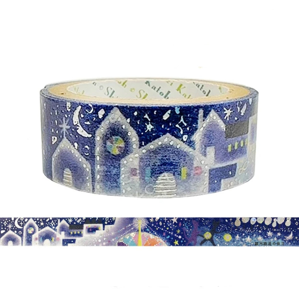 SEAL-DO Shinzi Katoh Washi Tape: Night of the Milky Way Railway