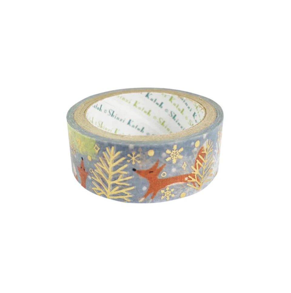 SEAL-DO Shinzi Katoh Washi Tape: Snow Crossing