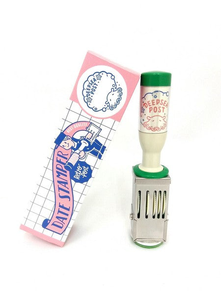 Sanby - OB1 Collaboration - Retro Post Office Date Stamp - Deep Sea Post