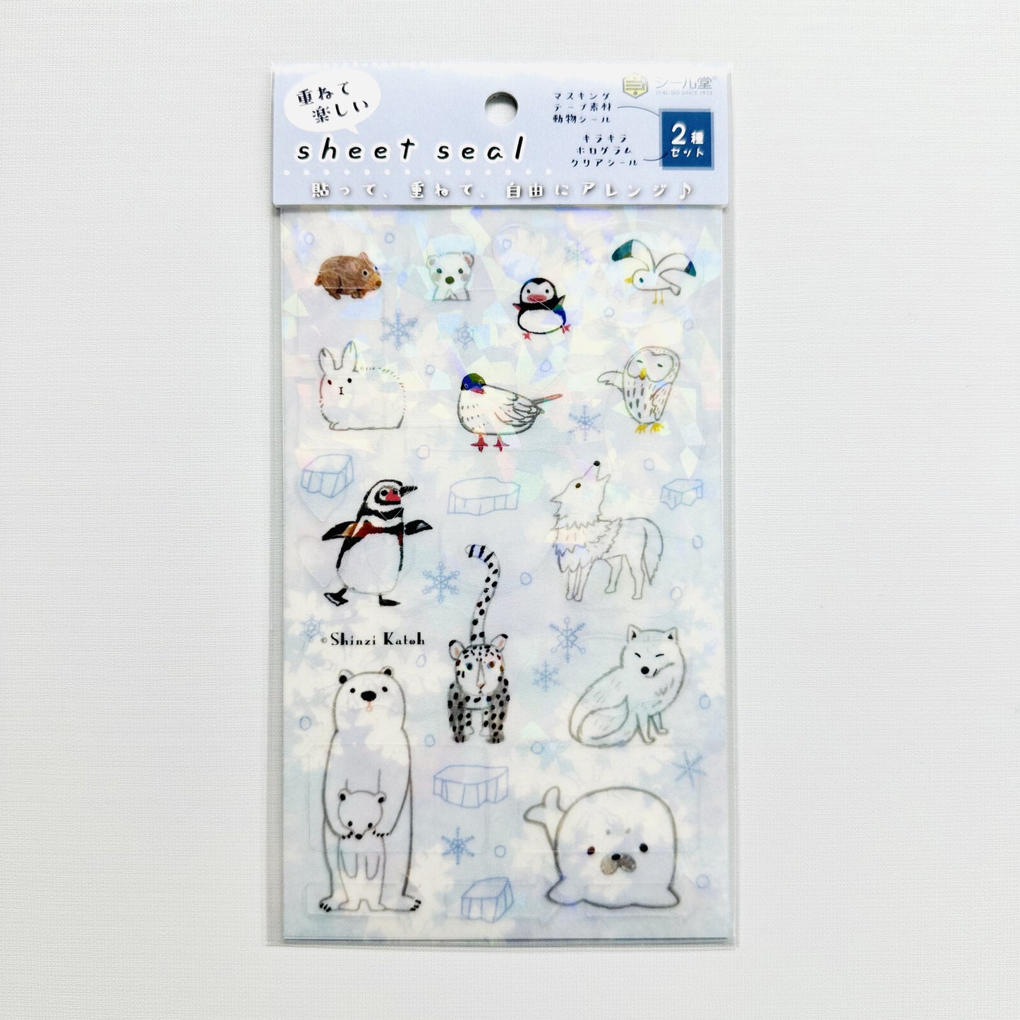 SEAL-DO Shinzi Katoh Holographic Stickers - Ice and Snow