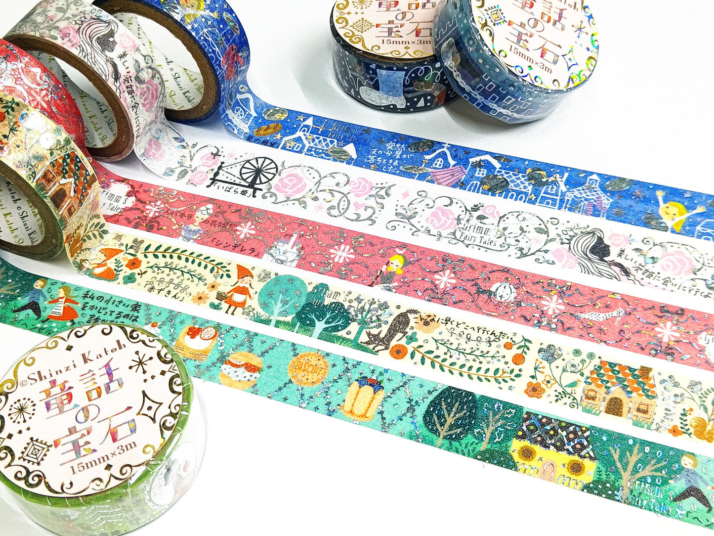 SEAL-DO Shinzi Katoh Washi Tape - Fairy Tales - Rapunzel