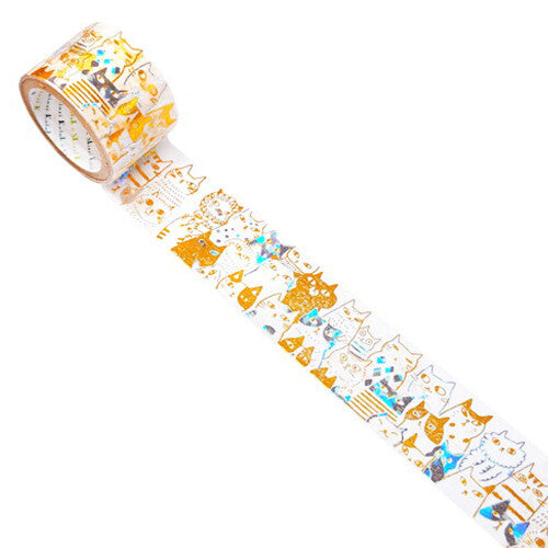 SEAL-DO Shinzi Katoh Washi Tape - Many Cats