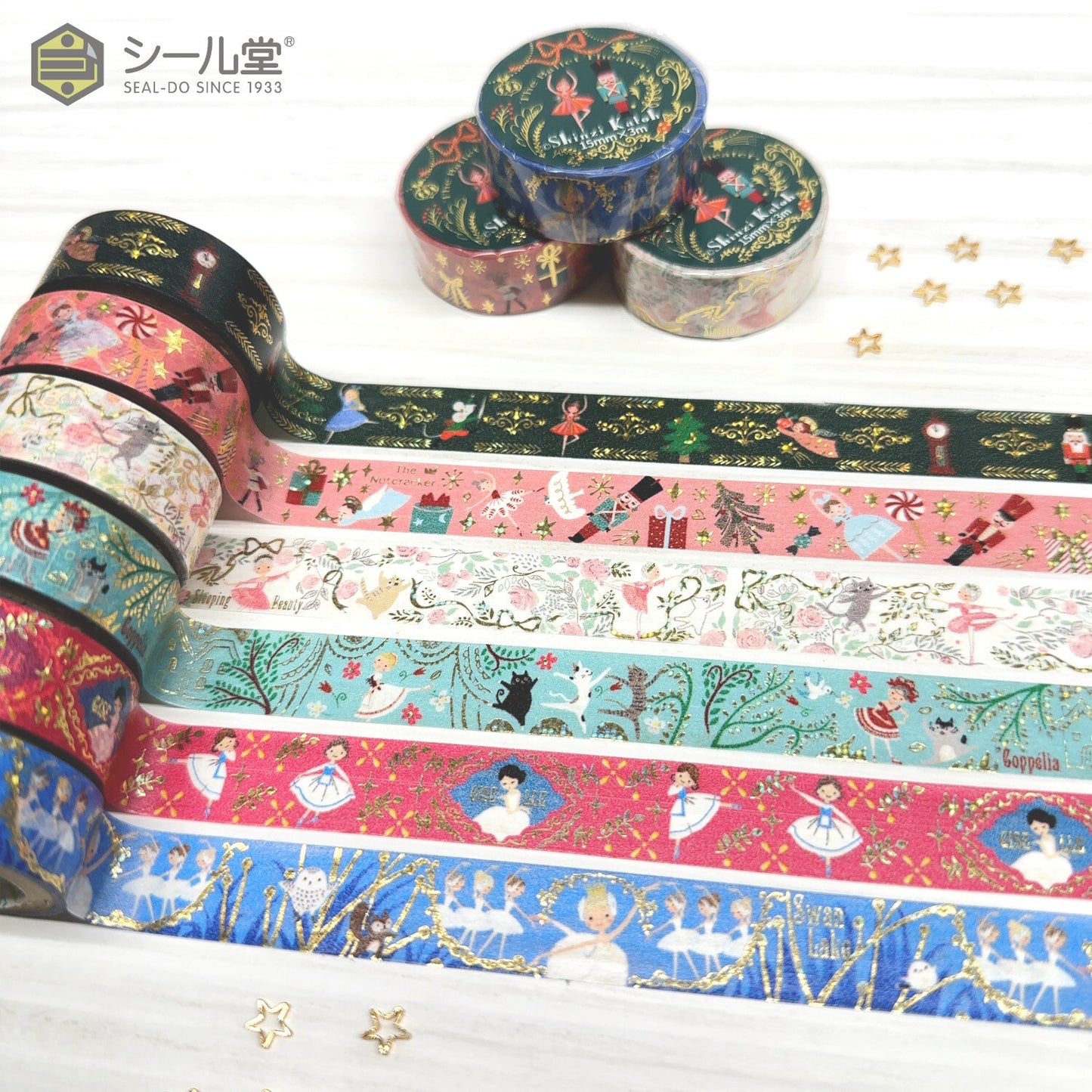 SEAL-DO Shinzi Katoh Washi Tape - The Ballet Theater - Nutcracker 2