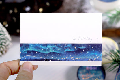 BGM Washi Tape - Winter Limited - Aurora